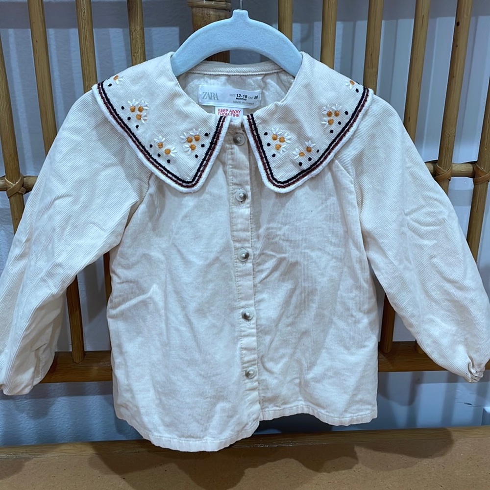 Zara collard button up
